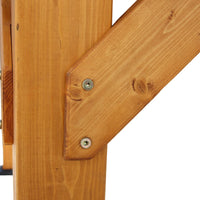 9' x 11' Alora Premium Hard Top Wooden Carport Gazebo - All-Weather Protection & Elegant Outdoor Living