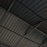 9' x 11' Alora Premium Hard Top Wooden Carport Gazebo - All-Weather Protection & Elegant Outdoor Living