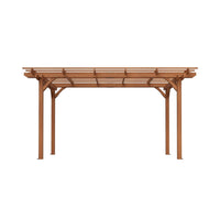 10' x 12' Alora Premium Extra Large Outdoor Weather-Resistant Wooden Grape Pergola