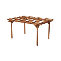 10' x 12' Alora Premium Extra Large Outdoor Weather-Resistant Wooden Grape Pergola