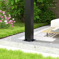 10' x 19' Alora Modern Pergola: Durable All-Weather Outdoor Living with Aluminum Frame & Adjustable Steel Louvers