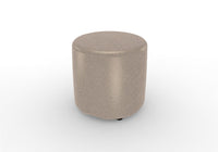 Tenjam Session Circle Stool - 17" Height - Versatile Indoor/Outdoor Use as Seat, Side Table, or Ottoman