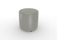 Tenjam Session Circle Stool - 17" Height - Versatile Indoor/Outdoor Use as Seat, Side Table, or Ottoman