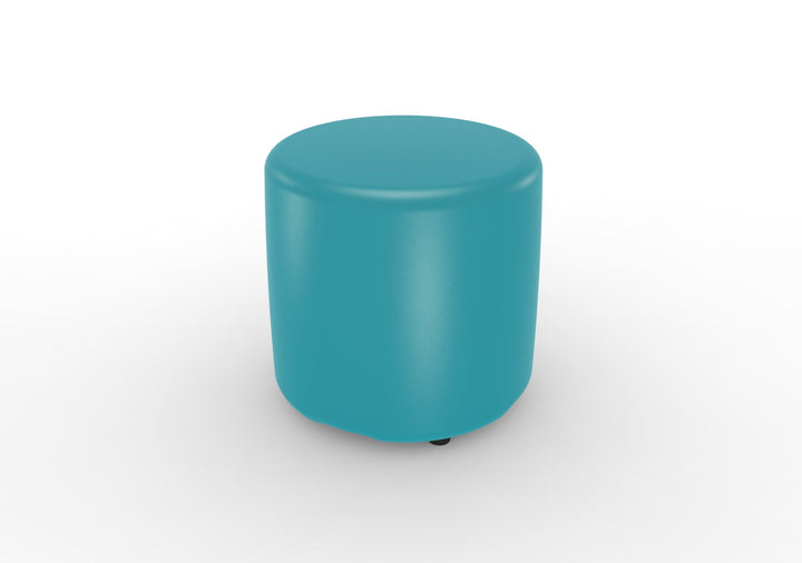 Tenjam Session Circle Stool - 17" Height - Versatile Indoor/Outdoor Use as Seat, Side Table, or Ottoman