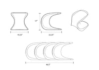Drift Stool / Table: Versatile In-Pool Seating and Table for Residential & Commercial Use