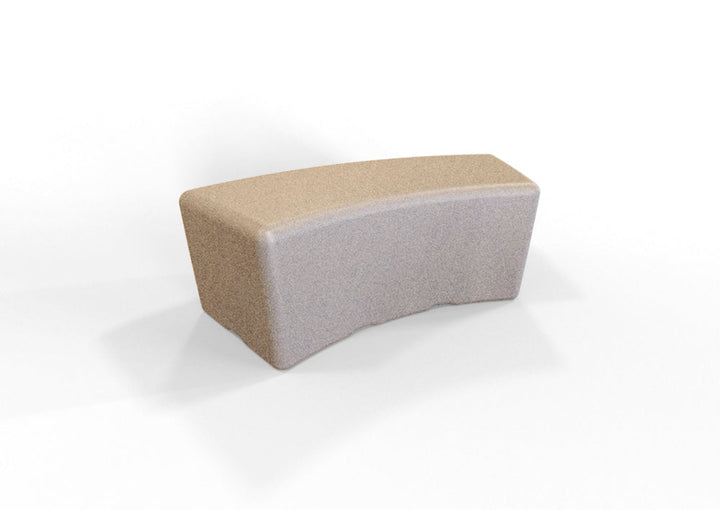 Swerve Modular Arc Bench: Versatile Indoor/Outdoor Seating with Stay Dry Design