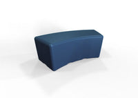 Swerve Modular Arc Bench: Versatile Indoor/Outdoor Seating with Stay Dry Design