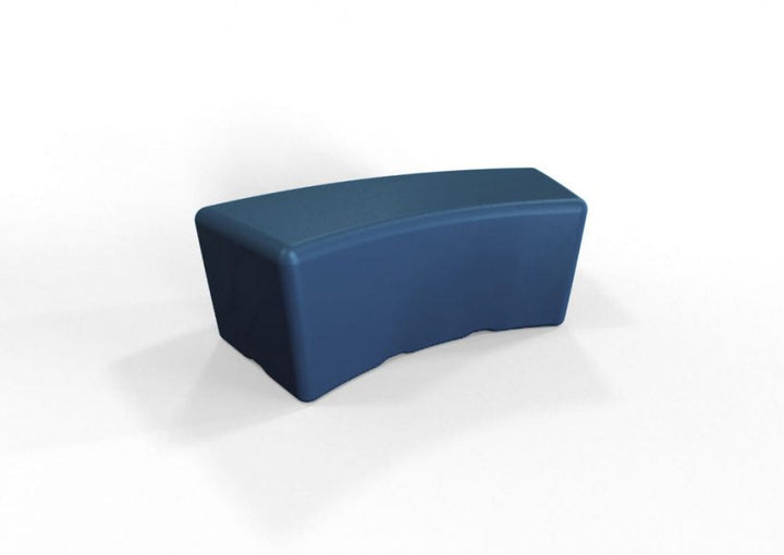 Swerve Modular Arc Bench: Versatile Indoor/Outdoor Seating with Stay Dry Design