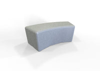 Swerve Modular Arc Bench: Versatile Indoor/Outdoor Seating with Stay Dry Design