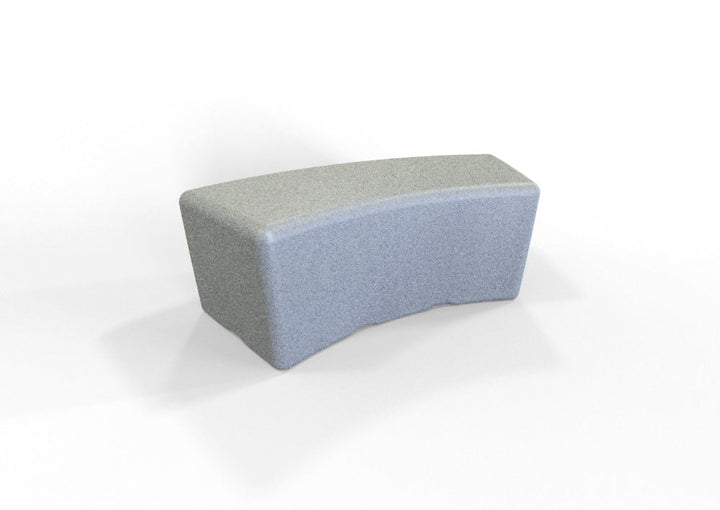 Swerve Modular Arc Bench: Versatile Indoor/Outdoor Seating with Stay Dry Design