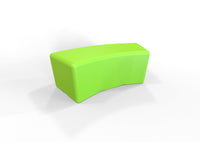 Swerve Modular Arc Bench: Versatile Indoor/Outdoor Seating with Stay Dry Design