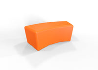 Swerve Modular Arc Bench: Versatile Indoor/Outdoor Seating with Stay Dry Design