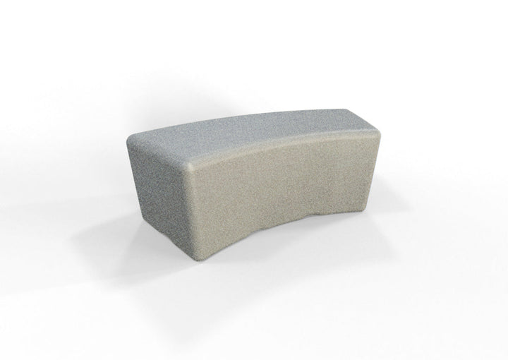 Swerve Modular Arc Bench: Versatile Indoor/Outdoor Seating with Stay Dry Design