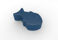 Durable Little Fishy Outdoor/Indoor Plastic Bench - 250 lb Capacity