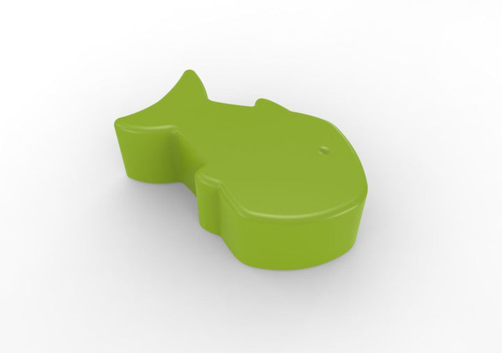 Durable Little Fishy Outdoor/Indoor Plastic Bench - 250 lb Capacity