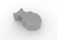 Durable Little Fishy Outdoor/Indoor Plastic Bench - 250 lb Capacity