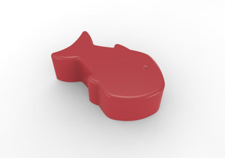 Durable Little Fishy Outdoor/Indoor Plastic Bench - 250 lb Capacity