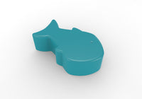 Durable Little Fishy Outdoor/Indoor Plastic Bench - 250 lb Capacity