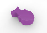 Durable Little Fishy Outdoor/Indoor Plastic Bench - 250 lb Capacity