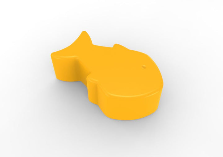 Durable Little Fishy Outdoor/Indoor Plastic Bench - 250 lb Capacity