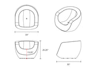 The Moon Session Series Chair: Ultimate Comfort & All-Weather Durability for Your Outdoor Oasis