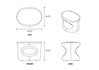 Amped Stool / Table - Versatile, Durable & Stylish Seating Solution