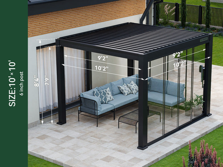 FlexPatio POWER+ and POWER+ PRO Motorized Pergolas - Smart Outdoor Living, All-Weather Control
