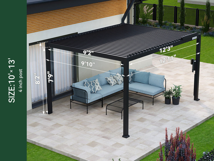 FlexPatio POWER+ and POWER+ PRO Motorized Pergolas - Smart Outdoor Living, All-Weather Control