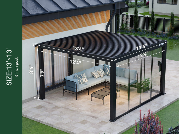 FlexPatio POWER+ and POWER+ PRO Motorized Pergolas - Smart Outdoor Living, All-Weather Control