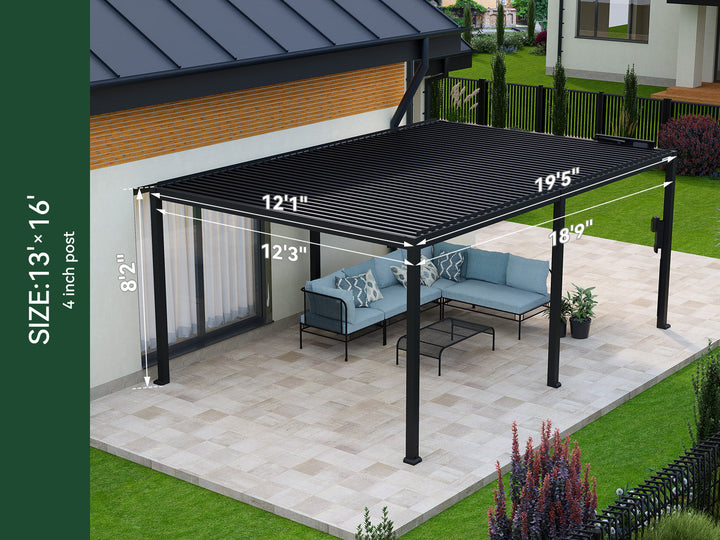 FlexPatio POWER+ and POWER+ PRO Motorized Pergolas - Smart Outdoor Living, All-Weather Control