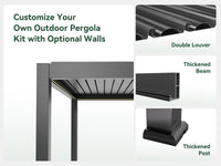 FlexPatio POWER+ and POWER+ PRO Motorized Pergolas - Smart Outdoor Living, All-Weather Control