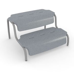 Elevate Modular Tiered Seating for Indoor & Outdoor Spaces - Durable & Stackable