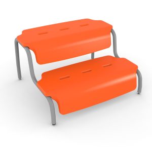 Elevate Modular Tiered Seating for Indoor & Outdoor Spaces - Durable & Stackable