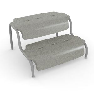 Elevate Modular Tiered Seating for Indoor & Outdoor Spaces - Durable & Stackable
