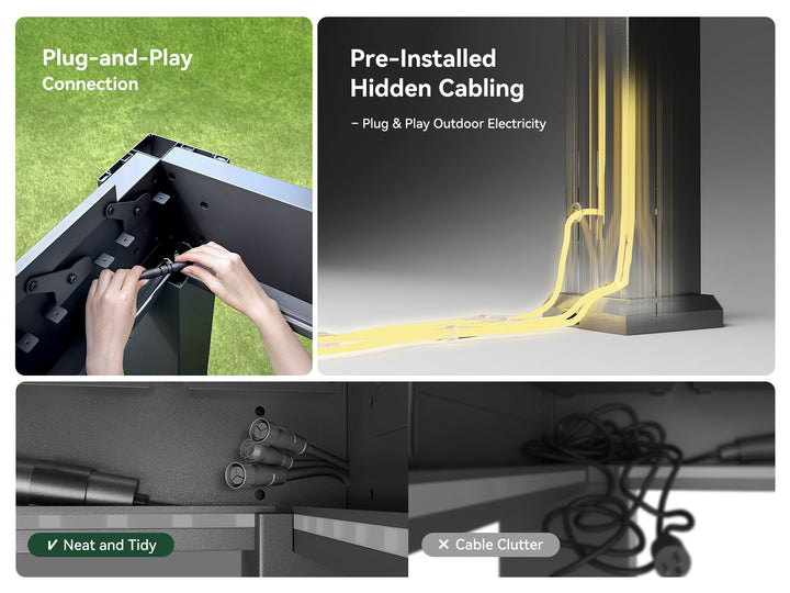 FlexPatio POWER+ and POWER+ PRO Motorized Pergolas - Smart Outdoor Living, All-Weather Control