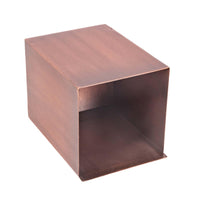 Handcrafted Box Style Water Scupper - Copper & Stainless Steel - Made in USA
