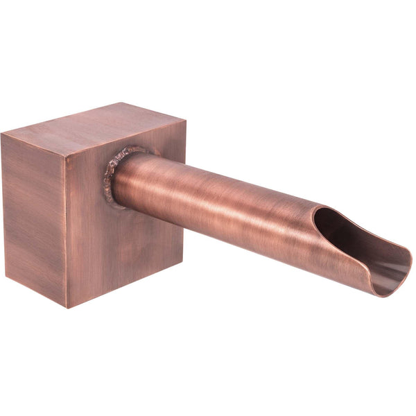 Cannon Style Scupper - Premium Copper & Stainless Steel Water Feature