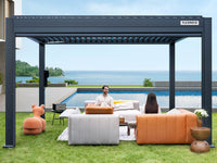 FlexPatio POWER+ and POWER+ PRO Motorized Pergolas - Smart Outdoor Living, All-Weather Control
