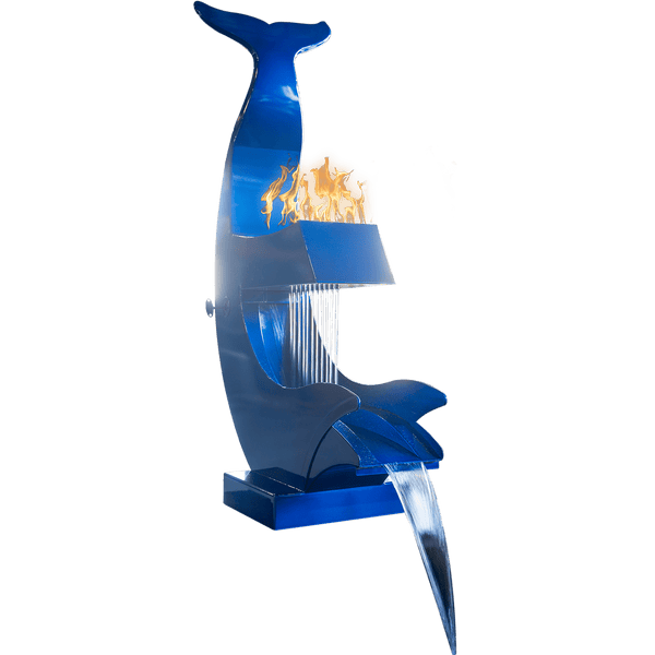 Designer Series Fire & Water Feature 15 - Handcrafted USA