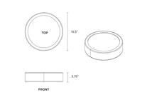 Durable Ripple Tray for Short or Tall Planters - Protects Surfaces & Catches Excess Water