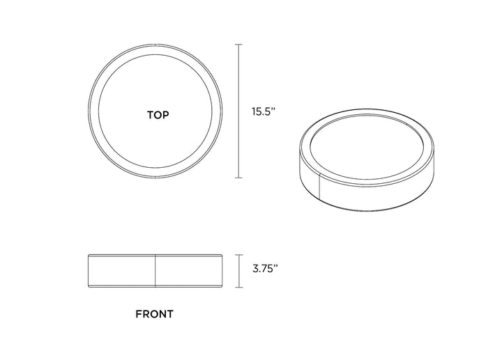Durable Ripple Tray for Short or Tall Planters - Protects Surfaces & Catches Excess Water