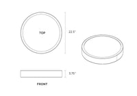 Protective Ripple Tray for Wide Planter - Catches Excess Water, Durable & Weatherproof