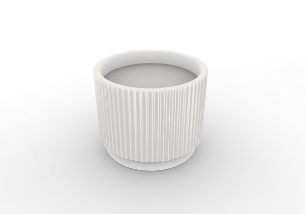 Ripple Wide Planter - Stylish, Durable, and Eco-Friendly for Indoor/Outdoor Use