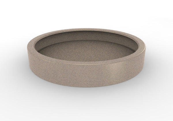 Protective Ripple Tray for Wide Planter - Catches Excess Water, Durable & Weatherproof