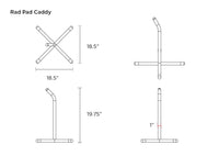 SPLASH Series Rad Pad - 10 Pack Cushioned Seating Floor Mats