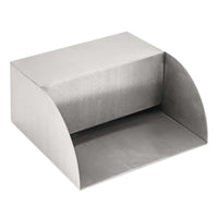 Premium Radius Style Water Scupper - Handcrafted in USA (Copper & Stainless Steel)