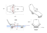 Adjustable Risers for Shayz Lounger - Customize Your Comfort and Water Depth
