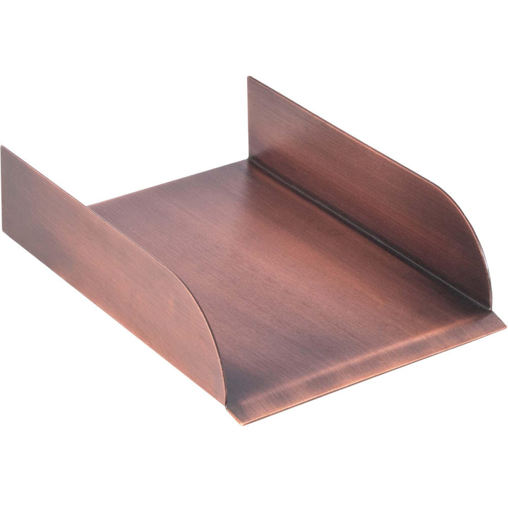 Elegant Straight Spillway Water Feature Scupper - Copper & Stainless Steel Available