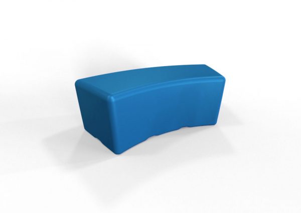 Swerve Modular Arc Bench: Versatile Indoor/Outdoor Seating with Stay Dry Design