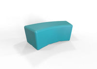 Swerve Modular Arc Bench: Versatile Indoor/Outdoor Seating with Stay Dry Design